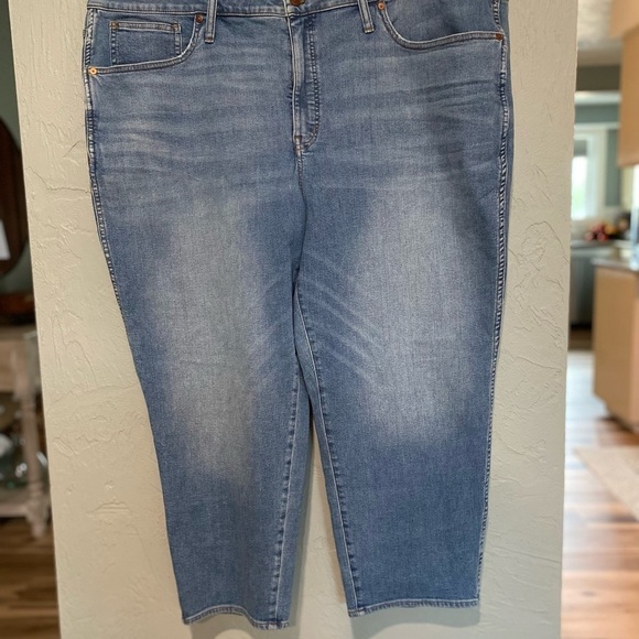 Madewell Curvy Stovepipe Jeans size W28W plus Euclid wash NWT - Picture 11 of 12